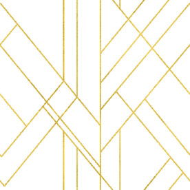 金色抽象线条图案奢华大气