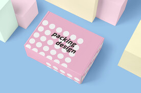 产品包装纸盒PSD样机