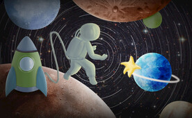 宇宙星空 宇航员 