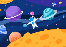 宇宙星空 宇航员 
