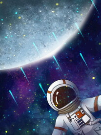 宇宙星空 宇航员 