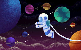 宇宙星空 宇航员