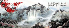 水墨山水背景