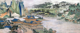 水墨山水背景