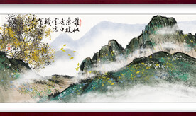 水墨山水背景