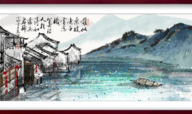 中国风水墨画背景