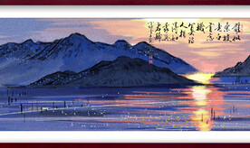 水墨山水背景
