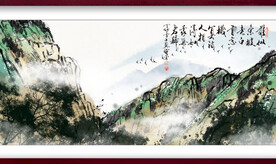 水墨山水背景
