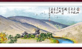 水墨山水背景