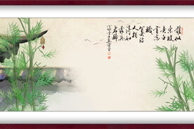 水墨山水背景
