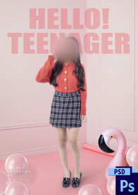 青年学生摄影背景