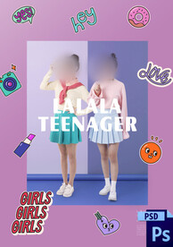 青年学生摄影背景