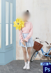 青年学生摄影背景