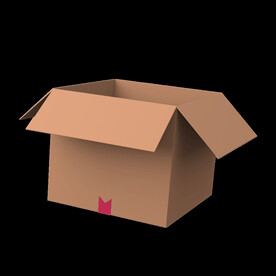 硬纸板快递纸箱子盒子