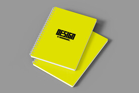 螺旋笔记本贴图样机