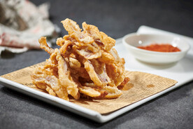 现炸酥肉