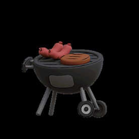 BBQ 烧烤3d卡通可爱旅行