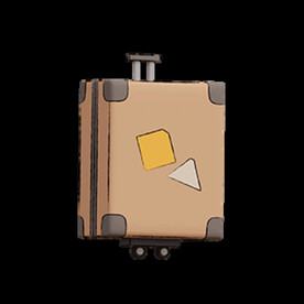 行李箱子3d卡通可爱旅行