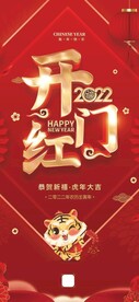 2022 虎年元旦新年 开门红