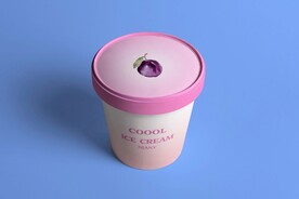 冰淇淋杯碗装素材PSD样机