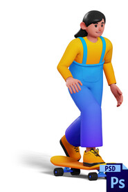 滑冰溜冰的女孩美女