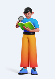 看书放大镜查资料