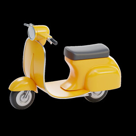 心爱的小摩托电动车