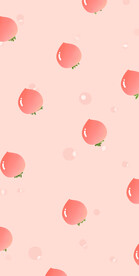 卡通水蜜桃壁纸