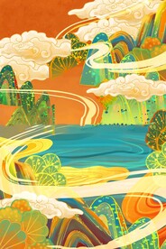 国潮海报设计图片