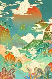 国潮海报设计图片