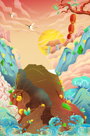 国潮海报设计图片