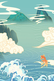 国潮海报设计图片