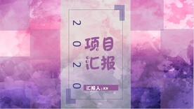 项目汇报PPT