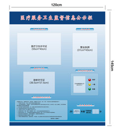 口腔医院医疗服务监督信息公示栏