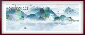 水墨山水背景