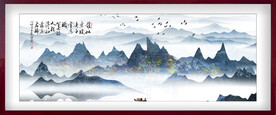 水墨山水背景