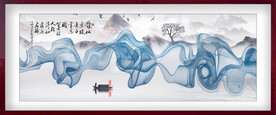 水墨山水背景
