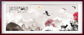 水墨山水背景