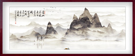 水墨山水背景