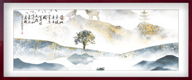 水墨山水背景
