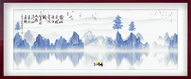 水墨山水背景
