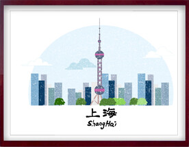 地标插画