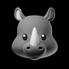 犀牛脸头