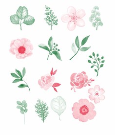 叶子花笔刷