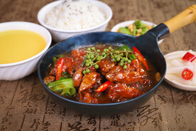 椒麻黄焖鸡