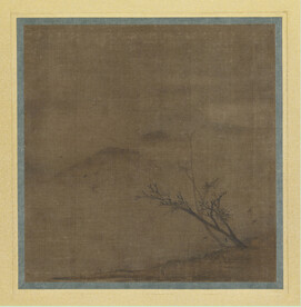 水墨画山