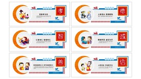 孝德智诚善信文化墙