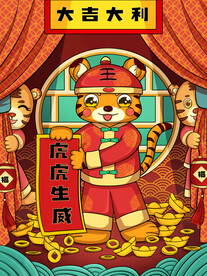 虎年素材 