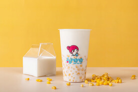 暖暖玉米牛奶 