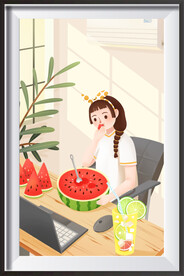 装饰画插画